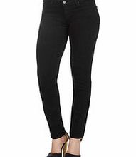 Victoria Beckham Black cotton blend power skinny jeans