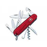 Climber Swiss Army Knife Jelly Red
