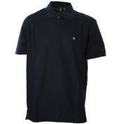 Dark Navy Pique Polo Shirt