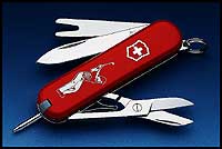 Victorinox Penknife - Caddy (Red) - Ref 06245