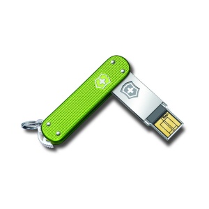 Victorinox Slim 32GB USB Flash Drive - Green