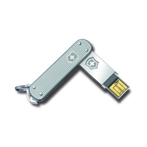 Victorinox Slim 32GB USB Flash Drive - Silver
