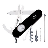Timer Black Swiss Army Knife 15 Functions 134063