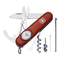 Timer Red Swiss Army Knife 15 Functions 13406
