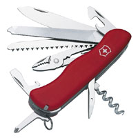 Tradesman Red Lock Blade Swiss Army Knife 18 Functions 09053