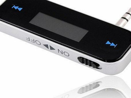 VicTsing 3.5mm In-Car Hands Free Talk FM Transmitter Modulator for iPhone 5 4S 4 3G / iPod / Galaxy S S2 S3 S