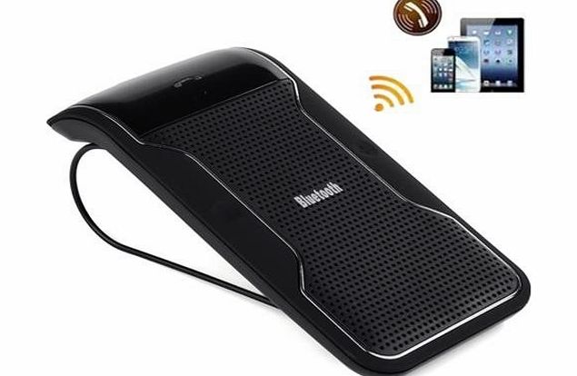 VicTsing Bluetooth 3.0 In-Car Speakerphone Handsfree Car Kit Speaker with Visor Clip For iPhone 4S 5 5S 5C Samsung Galaxy S5 S4 S3 Note 2 3 Smartphones MP3 MP4 Tablet - Echo and Noise Cancellation