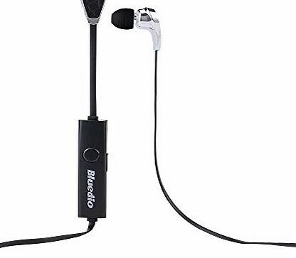 Sweat-proof Wet-Proof Wireless Bluetooth 4.1 Headphone Headset Support Echo Cancellation + Voice Control with Mic Handsfree Calling for iPhone 6 / 6 Plus 5S 5C 5 4 4S, Samsung Galaxy Note 3 2