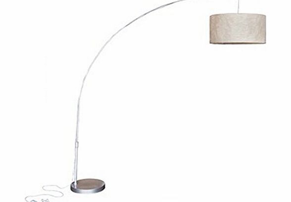 vidaXL Adjustable arc lamp cream 192 cm