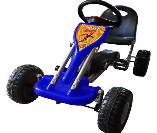 vidaXL Blue Pedal Go Kart