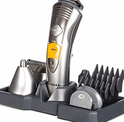 Viitop.eu Cordless Rechargeable Grooming Kit Multifunctional Beard, Hair and Body Clipper 7-in-1 Waterproof Trimmer for Maximum Versatility