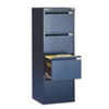 Viking Bisley 4 Drawer Filing Cabinet-Blue