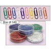 Coloured 27mm (Tub of 140) Paper Clips-Red