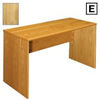 (E) Scandinavian Real Wood Veneer Compact Desk-Oak