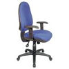 Viking Extra High Back Synchronised Chair-Blue