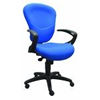 Viking High Back Chair With Fixed Arms Blue