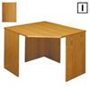 Viking (I) Scandinavian Real Wood Veneer Corner Table-