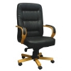 Nicaday Como Soft Leather Luxury Chair - Light Oak