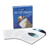 PACK 50 WHITE CD SLEEVES