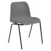 Viking Polyproplyene Stacking Chair - grey