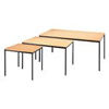 Stacking Table 74.6 x 74.6 x 72.5cm-Beech