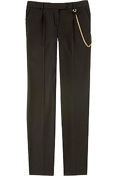 Viktor & Rolf Straight leg pants with chain