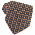 Villa Bolgheri Orange Flowers Woven Silk Tie