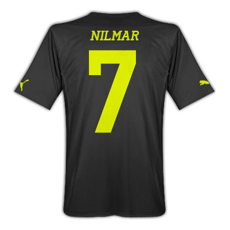 Villareal Nike 2010-11 Villarreal Puma Away Shirt (Nilmar 7)