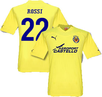 Villareal Puma 2010-11 Villarreal Puma Home Shirt (Rossi 22)