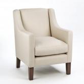 vintage Chair - Kenton Hopsack Chocolate - Light leg stain