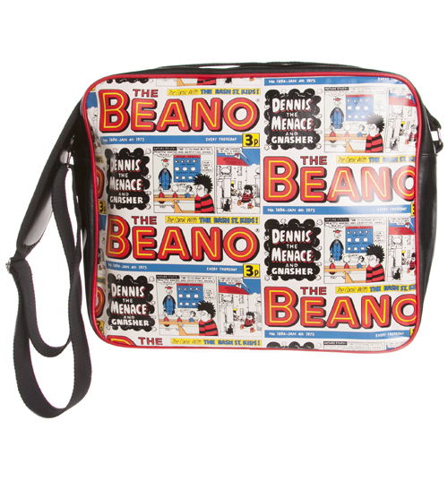 Comic Strip Print Beano Messenger Bag