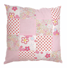 Pink Patchwork Cushion Cover