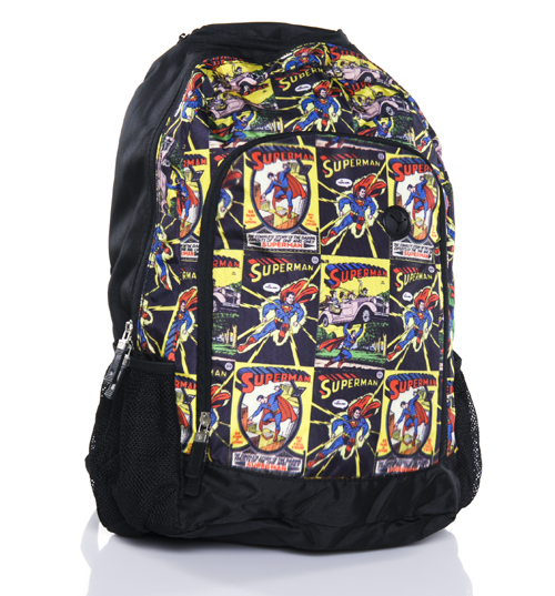 Print Superman Backpack