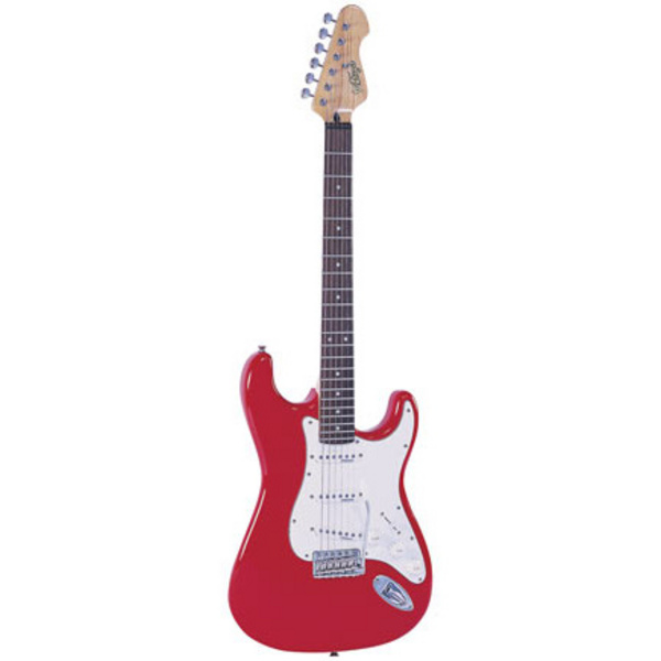 Vintage V6 Electric Guitar Firenza Red