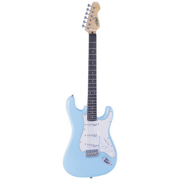 Vintage V6 Electric Guitar Laguna Blue