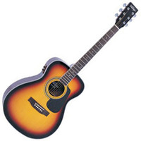 Vintage VE300 Folk Electro Acoustic Guitar