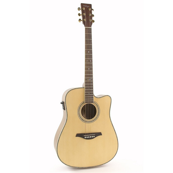 Vintage VEC1400N Acoustic GuitarNatural