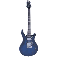 Vintage VRS100 Electric Guitar-Thru Blue