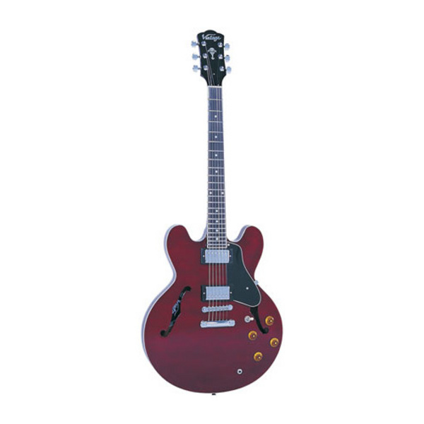 Vintage VSA535 Semi Acoustic Guitar Rd