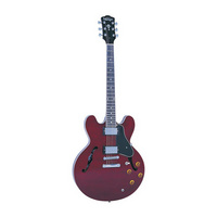 Vintage VSA535 Semi Acoustic Guitar Red