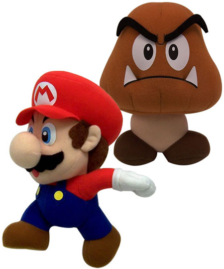 Vinyl Toys Nintendo Super Mario Bros - Mario and Goomba 6``