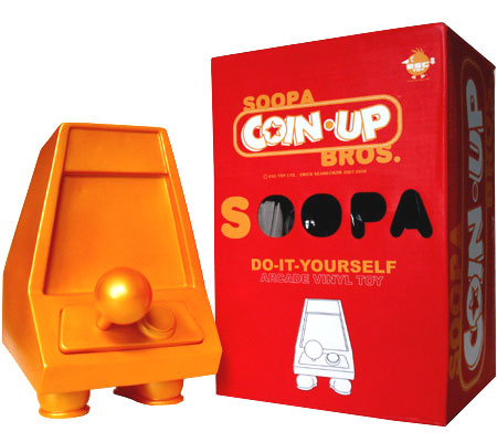 Vinyl Toys Soopa COIN-UP Bros DIY Toy - Gold