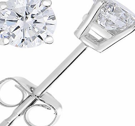 Vir Jewels 1/5 CT Diamond Stud Earrings 14k White Gold