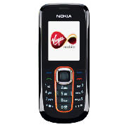 Virgin Nokia 2600 Mobile Phone Blue