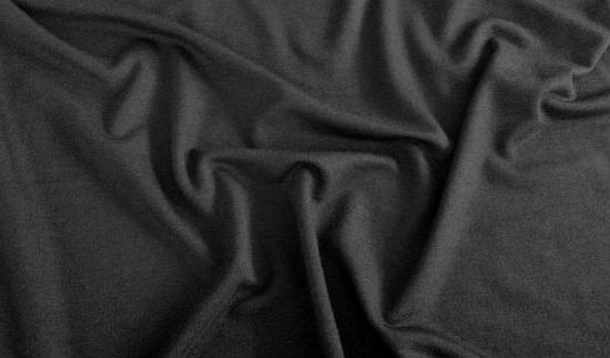 Viscose Elastane Black Viscose Elastane Spandex (Stretch) Fabric Plain 152cm wide per metre
