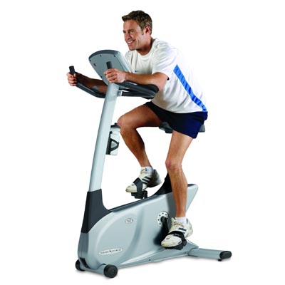 Vision Fitness E3200 Upright Cycle with Deluxe Console (New Style)