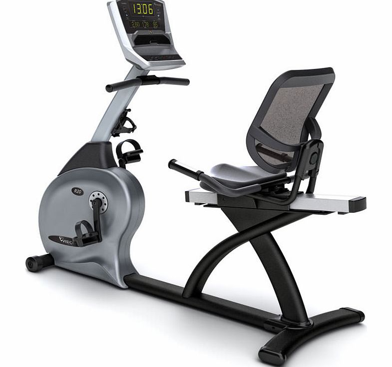 Vision Fitness R20 Recumbent Cycle with CLASSIC Console