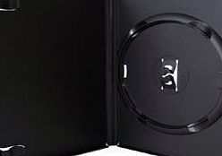 Vision Media 10 x Amaray Black Single DVD/CD/BLU RAY Case