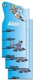Personalised Childrens Footballer 5 Height Chart