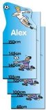 Personalised Childrens Footballer 8 Height Chart